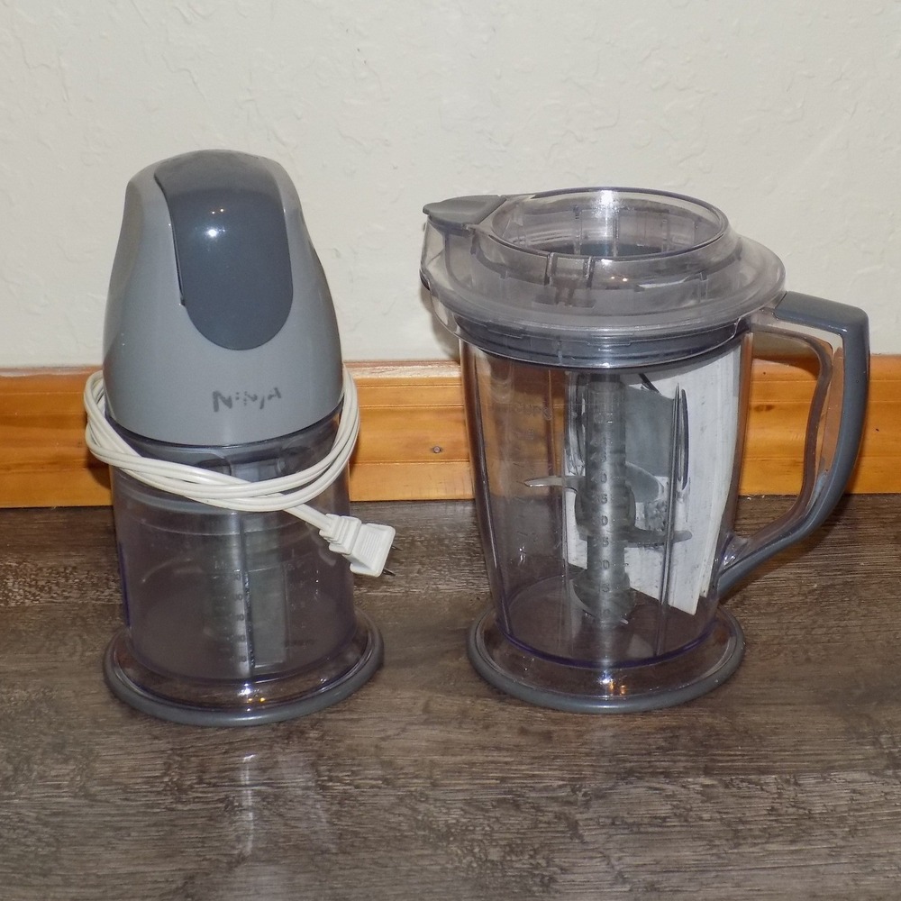 Ninja Master Prep Food Processor Blender QB900 Grey Good Condition 48oz 16oz
